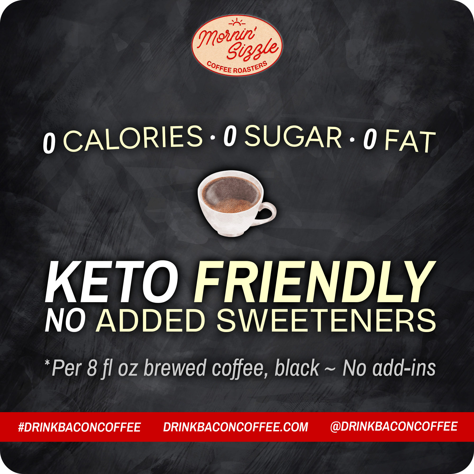 BACON BITZ (2 oz) 🥓 Flavored Coffee by MORNIN' SIZZLE COFFEE ROASTERS ™